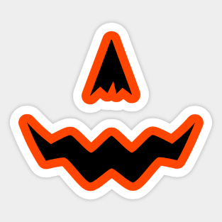 Pumpkin Halloween, Jack O Lantern Sticker